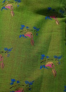 Bird Printed Cotton Fabric (5 mtrs)