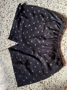 Cute Bird Print Shorts