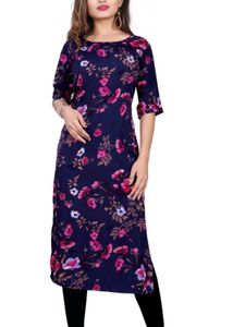 GS.FASHION Women Printed Straight Kurta.
