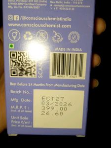 Conscious Chemist Retinol Peptide Eye Contour Trea