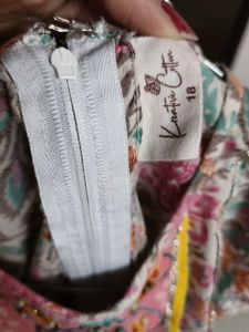 Kreative Cotton Embroidered Girls Sharara Set