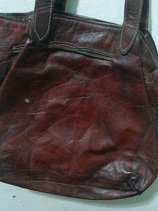 Vintage Leather Hobo Bag