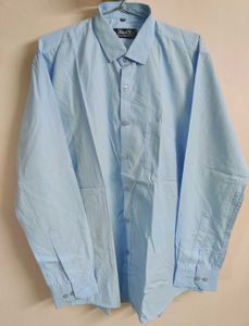 🆕 Men's Light Blue Classic Fit Dress Shirt