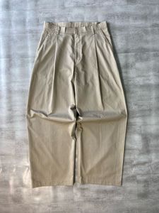 Women's Khaki Wide-Leg Pants