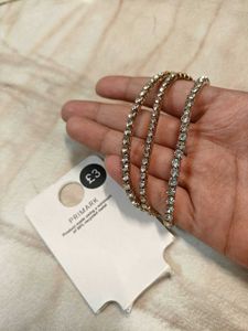 Primakr Sparkling Gold Tone Bracelet set