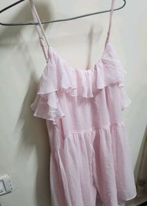 🧼bubble gum Pink Ruffled Cami Top🌸✨🌷