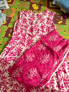 cotton flower printed dress