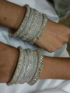 Silver Bangle Set