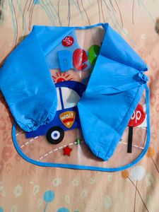 Baby Raincoat Bib with Car Design