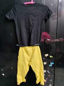Cute "Beyond Awesome" T-shirt and Pants Set