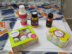 Granotone and fevicryl Art paints & varnish