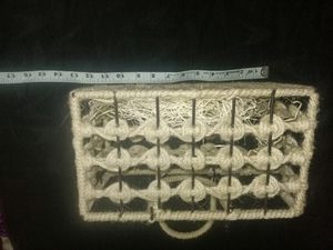 NEW Metal Jute Basket