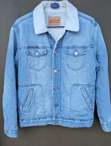 Men's Sherpa Lined Denim Jacket