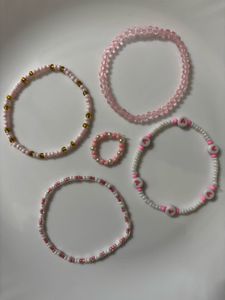 Set of 4 Beaded Bracelets 1ring