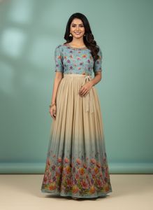 Beautiful Floral Ethnic Gown