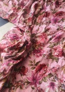 Pink Floral Kurta Set