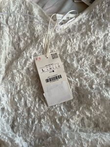 Zara celebs style White Lace Bodysuit