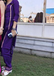 l Ethnic Kurta Setin purple