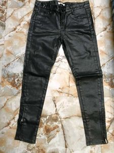 Korean Black Coated Skinny Fit Jeans ♡♡