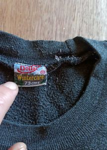 Dark Grey Crew Neck thermal, size73 cm
