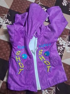 Purple Zip-Up Hoodie