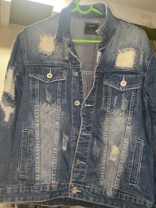 Distressed Denim Jacket