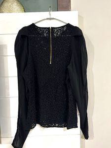 Elegant Black Lace Top