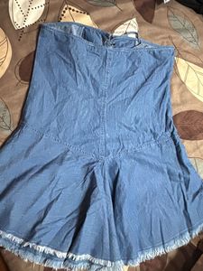 Stylish Denim Corset dress