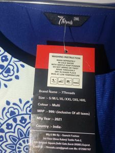 Kurti For Women 3Xl
