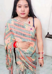 soft crepe silk saree with blouse