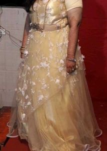 Elegant Cream Gown