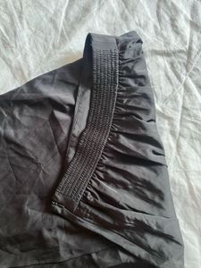 Chic Black Wrap Skirt