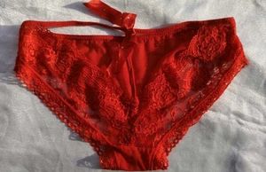 Red Lace Briefs
