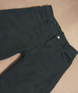 Greenish grey Wide Leg Jeans