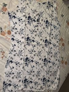 Beautiful White Short Kurti