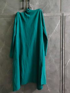 Teal Long Cardigan