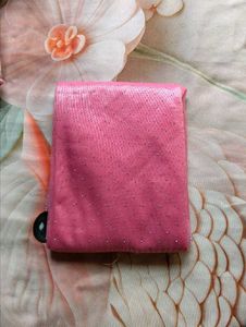 Stunning Pink Embroidered Saree