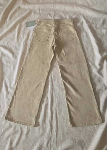 NEW WITH TAGS H&amp;M Women's Beige Jeans