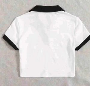 Cute Cropped Polo Top