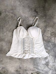 Lace-Up Corset Camisole