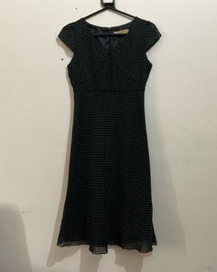 Chic Polka Dot Midi Dress