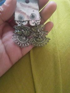 Exquisite Peacock Jhumka Earrings