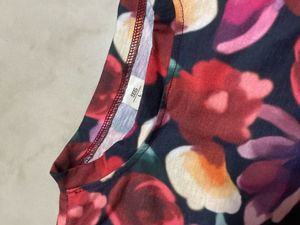 Floral Print Cropped Tank Top