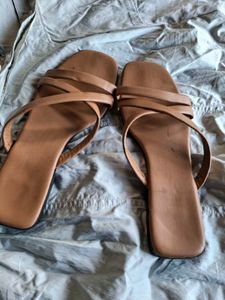 Tan Strappy Sandals