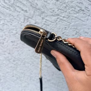 Michael Kors Black Dome Crossbody Bag