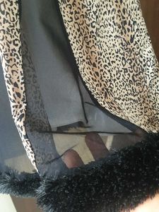Sheer Leopard Print Babydoll Lingerie