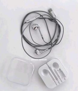 Chrome Earbuds with Case USB- C Type