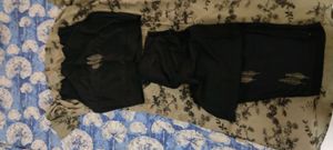 Brand new plazzo  with jacket nd crop top
