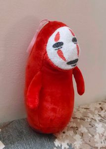 faceless soft toy bagtag