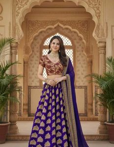 Purple💜lehenga choli set 🌸